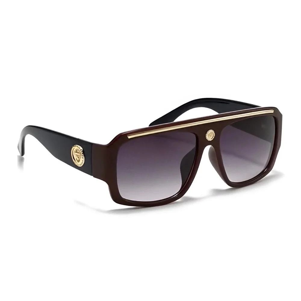 Mens Oversized Shield Sunglasses Burgundy Rapper Shades Eyewear UV400 Lentes New